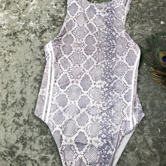 Frankie's Bikinis 'Coastline' One Piece Swimsuit in Python - Picture 3 of 9